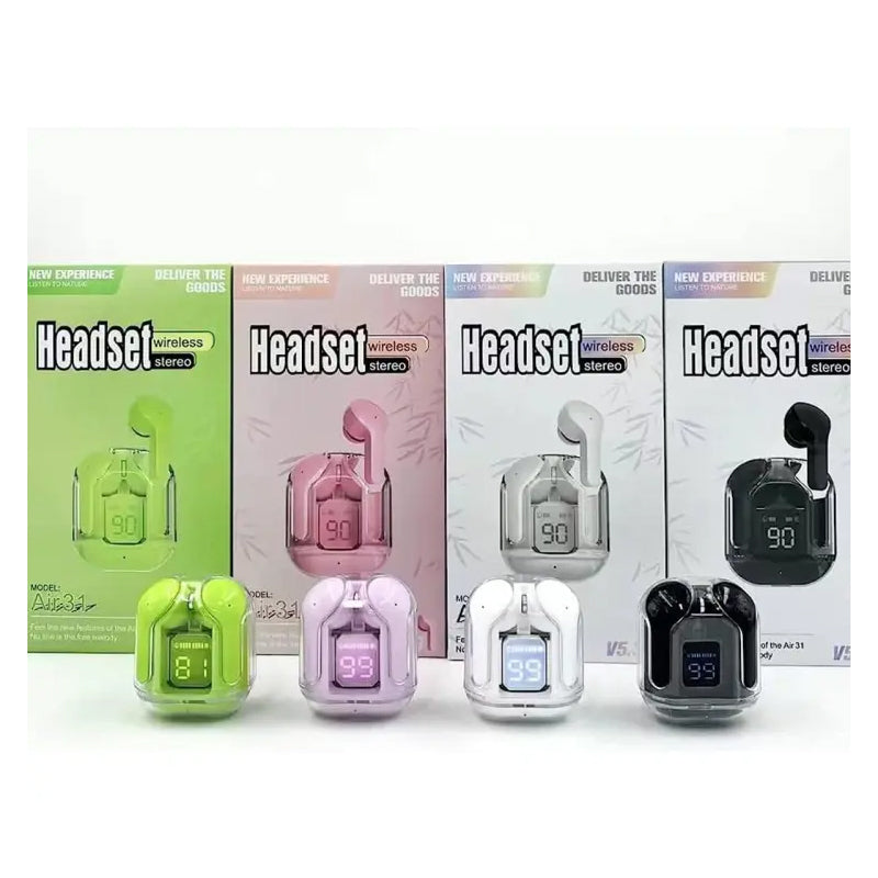 Air 31 TWS Transparent Earbuds