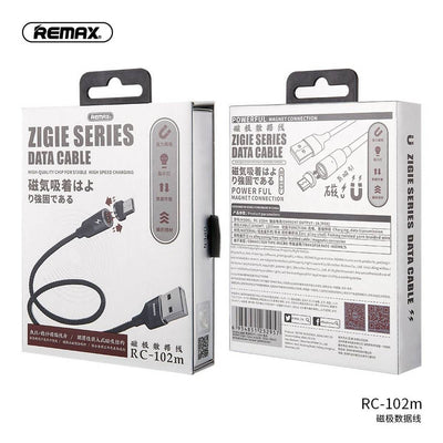 REMAX RC-102m Micro USB Zigie Series Magnet Connection Data Cable