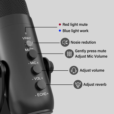 Jmary MC-PW8 Professional USB Condenser Microphone