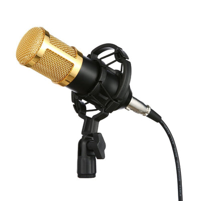 Condenser Microphone Kit – With Pop Filter & Microphone Stand + Mixer