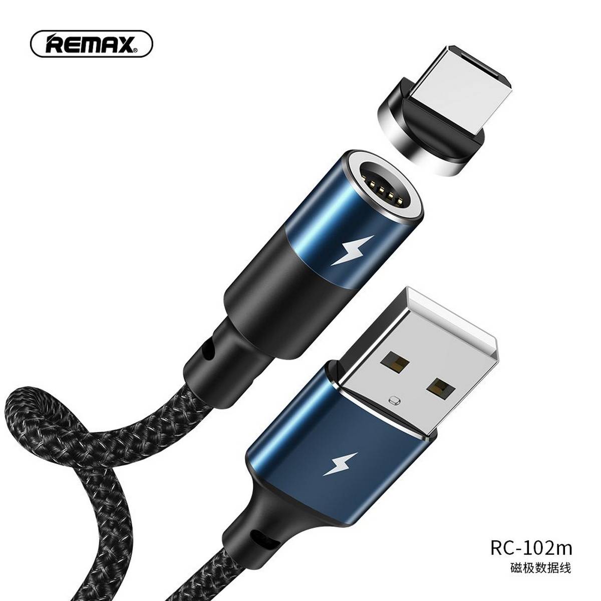 REMAX RC-102m Micro USB Zigie Series Magnet Connection Data Cable