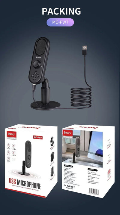 Jmary MC-PW7 Professional USB Microphone