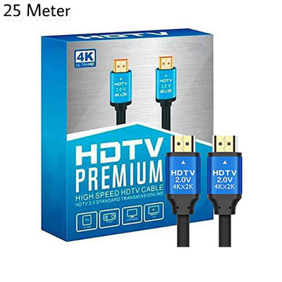 25 Meter 4K HDMI Cable 2.0: Premium High-Speed for UHD HDTV