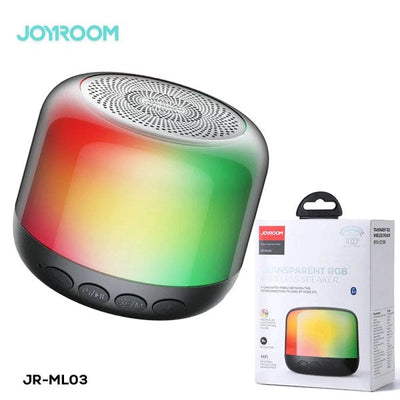 JOYROOM JR-ML03 Transparent RGB Wireless Speaker-black