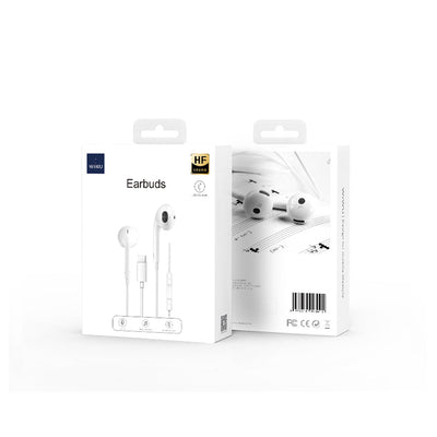 WIWU Type-C Earbuds 303 Handsfree (Plug and Play)