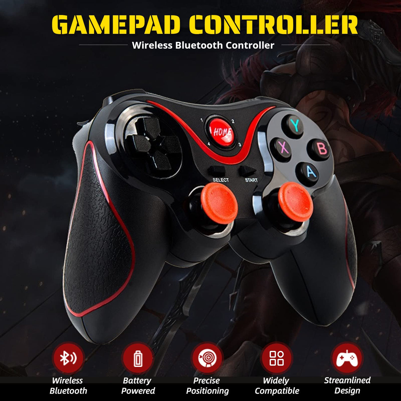 X3 Gaming Controller for Android iOS Mobile TV Computer Vibration