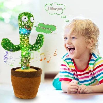 Dancing Cactus Toy With Hat (rechargeable)