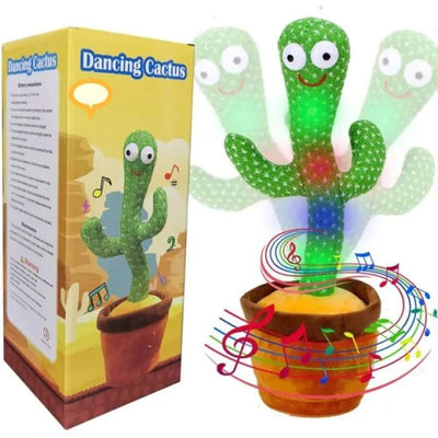 Dancing Cactus Toy With Hat (rechargeable)