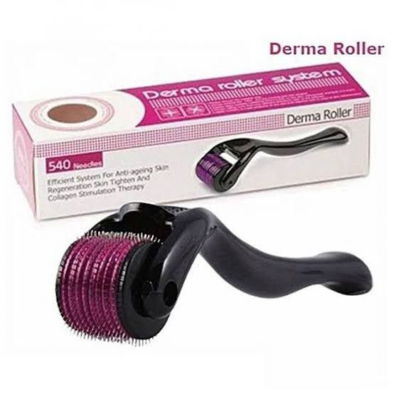 Skin Therapy Derma Roller With 540 Micro Needle Roller For Men And Women